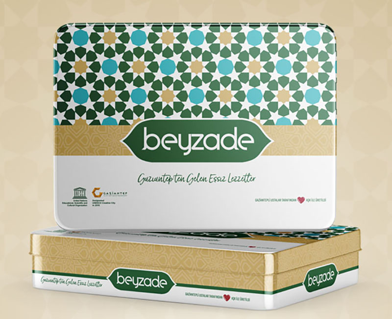 Baklava Box Packaging Design