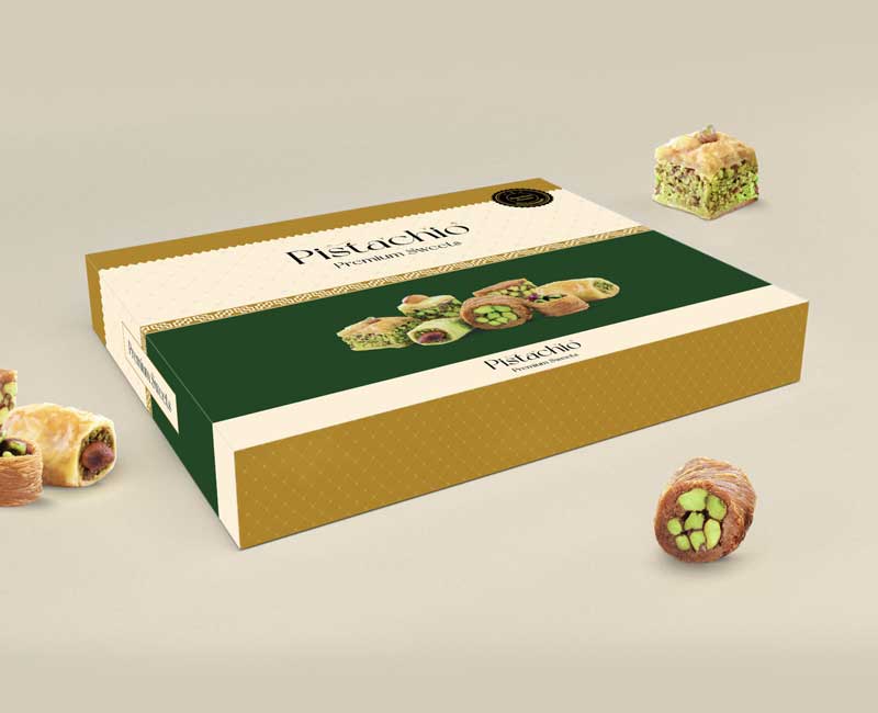 Pistachio Turkish Delight & Baklava Packaging Design