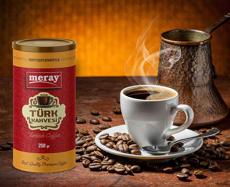 Turkish Coffee Tin Packaging Design
